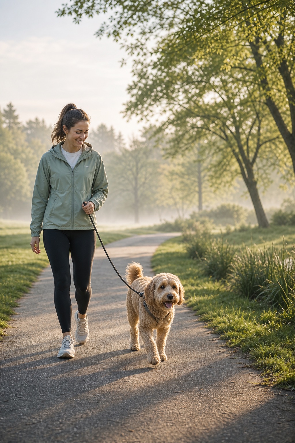 Dog walk routine